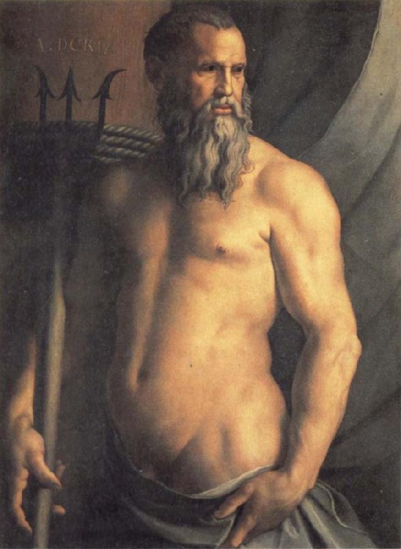 Agnolo Bronzino Portrait des Andrea Doria als Neptun oil painting picture